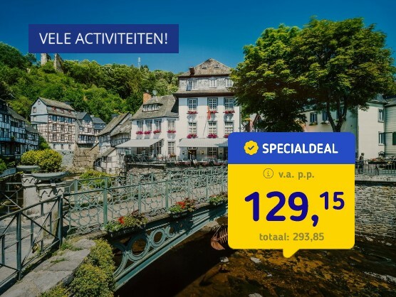 Hotel Eifel + ontbijt + 3-gangendiner