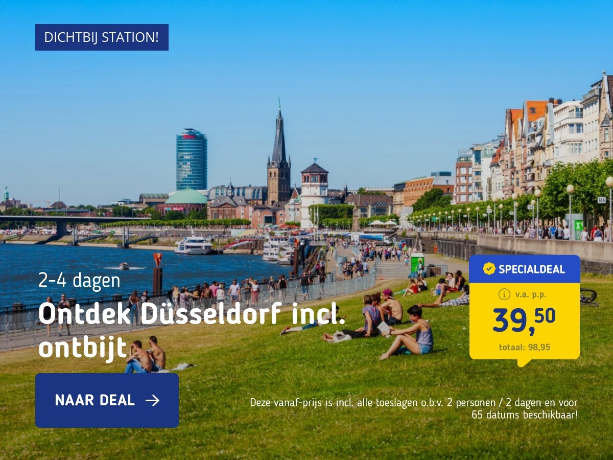 Ontdek Düsseldorf incl. ontbijt