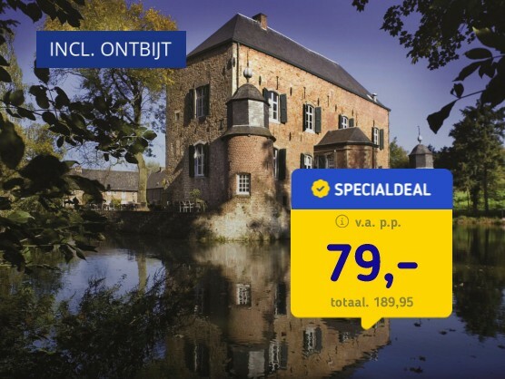 4*-kasteel Zuid-Limburg + hoofdgerecht