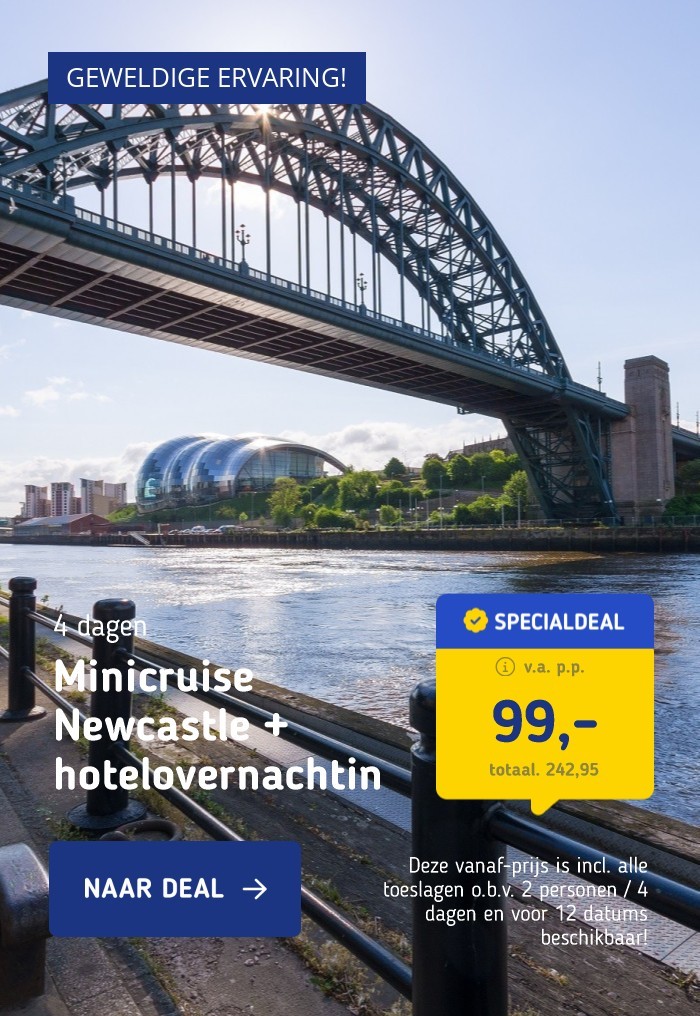 Minicruise Newcastle + hotelovernachting