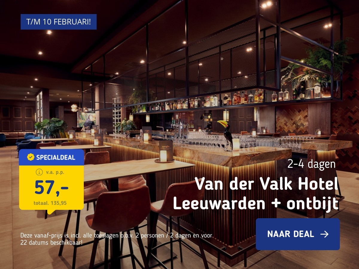 Van der Valk Hotel Leeuwarden + ontbijt