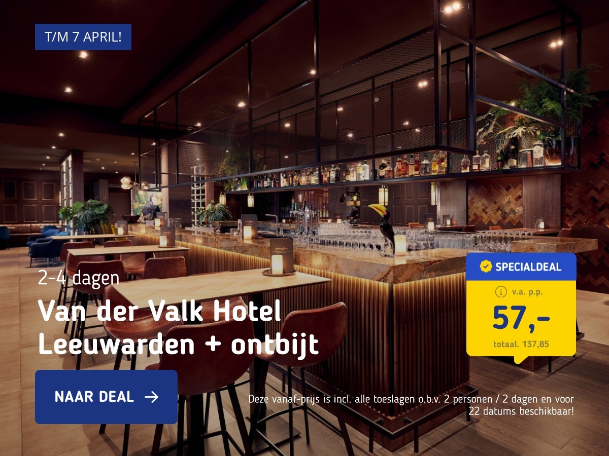 Van der Valk Hotel Leeuwarden + ontbijt