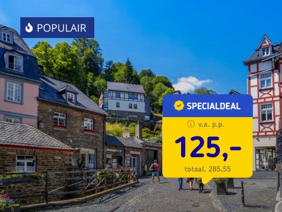 4*-hotel in Monschau + ontbijt + diner!