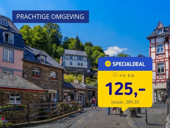 4*-hotel in Monschau + ontbijt + diner!