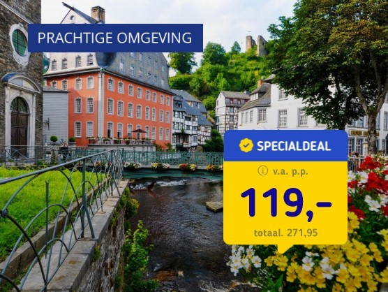 Ontdek Monschau incl. vele extra's