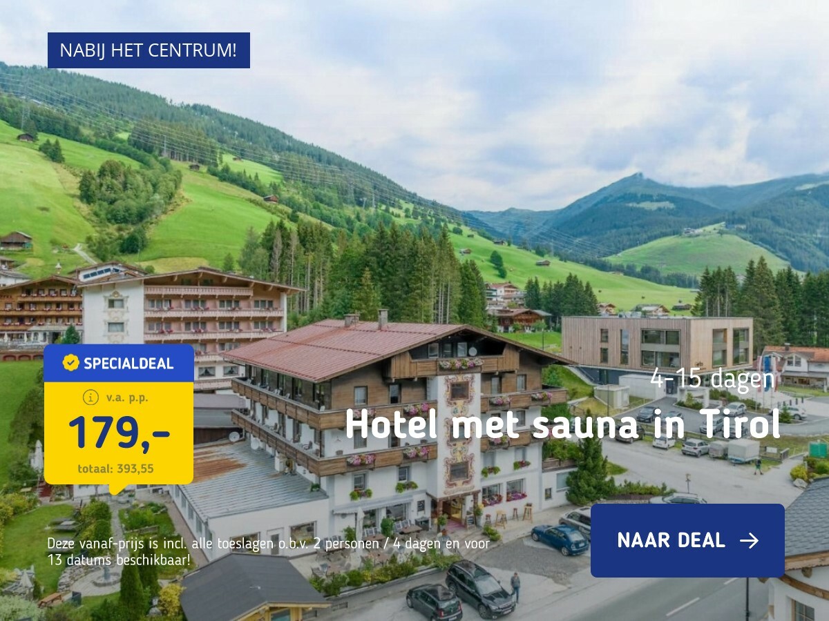 Hotel met sauna in Tirol