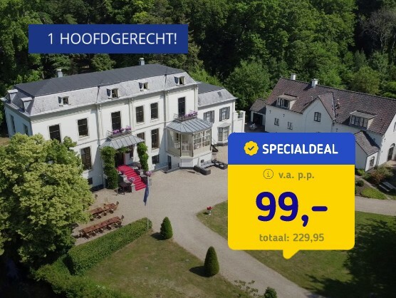 Landgoedhotel op de Veluwe + ontbijt