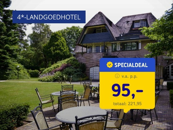 4*-Landgoedhotel op de Veluwe + ontbijt