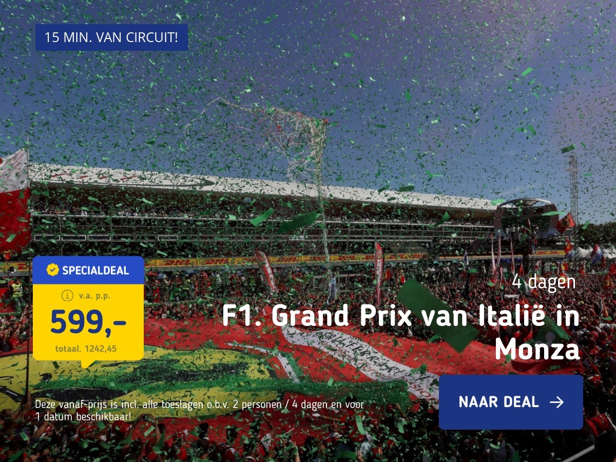 F1: Grand Prix van Italië in Monza