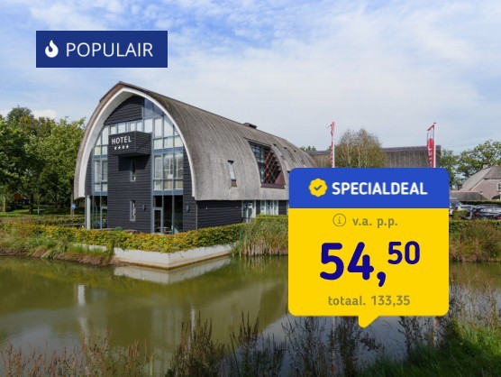 Luxe 4*-designhotel Veluwe + ontbijt