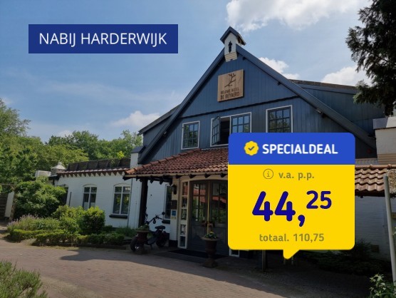 4*-hotel op de Veluwe + diner