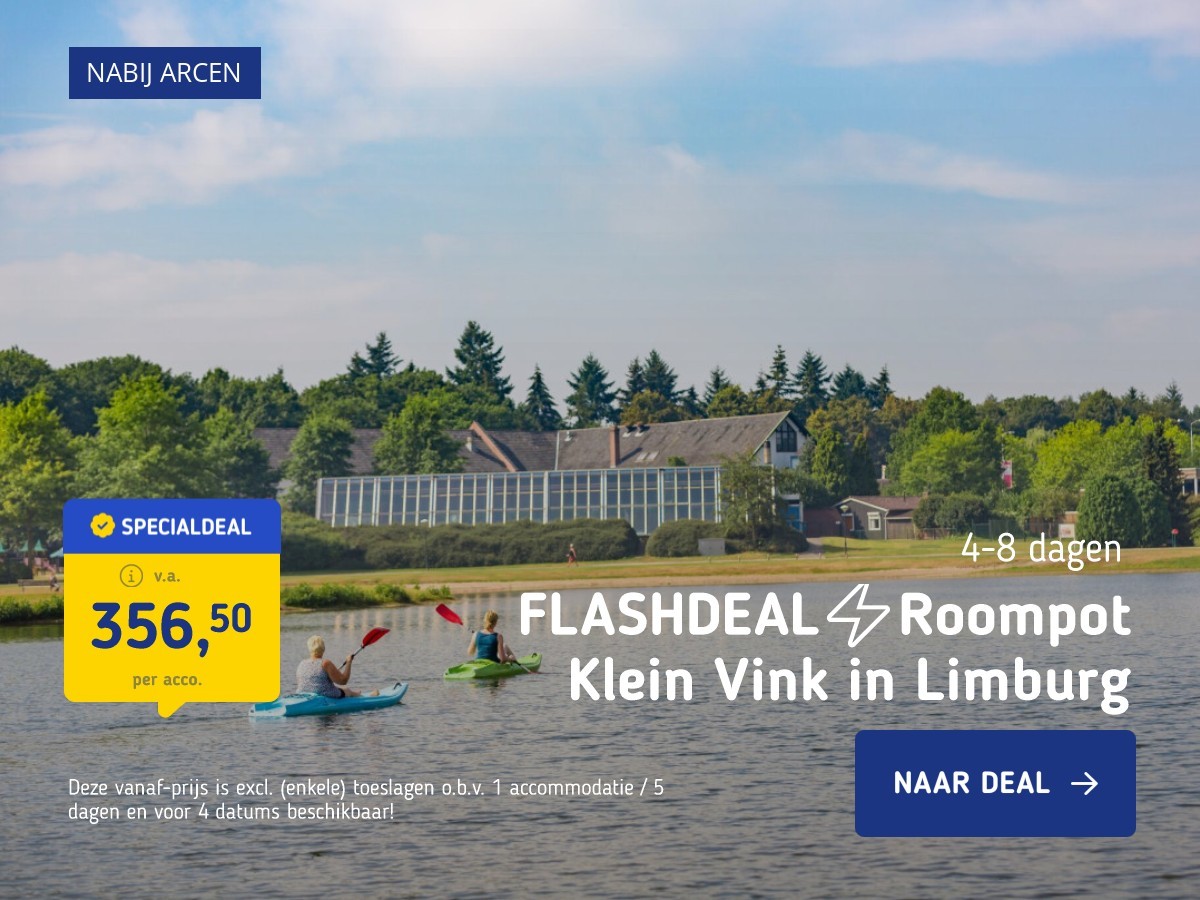 FLASHDEAL⚡️Roompot Klein Vink in Limburg