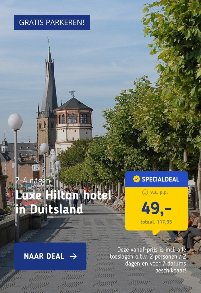 Luxe Hilton hotel in Duitsland