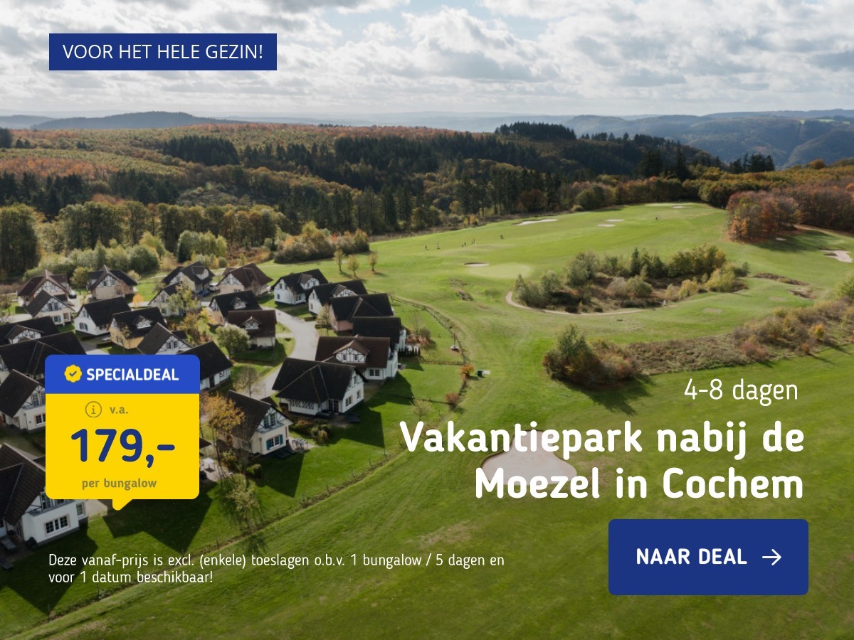 Vakantiepark nabij de Moezel in Cochem