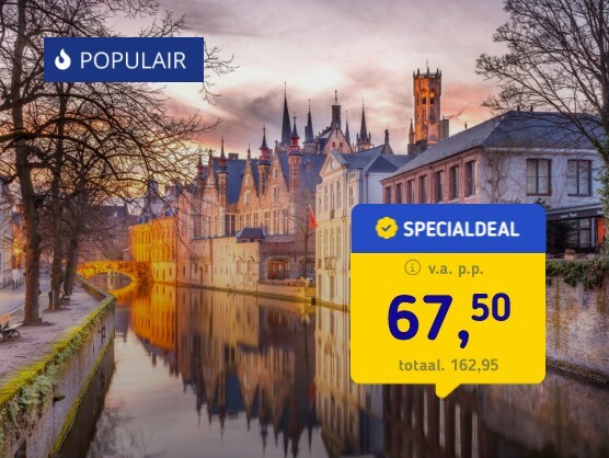 4*-hotel in UNESCO-stad Brugge + ontbijt