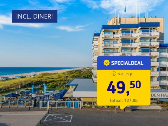 4*-hotel aan het strand van Kijkduin