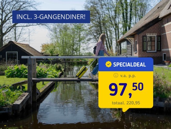 Midden in de bossen bij Giethoorn