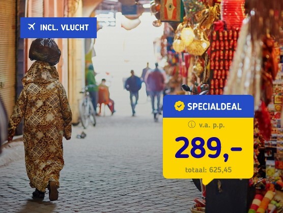 Marrakech incl. vlucht en ontbijt