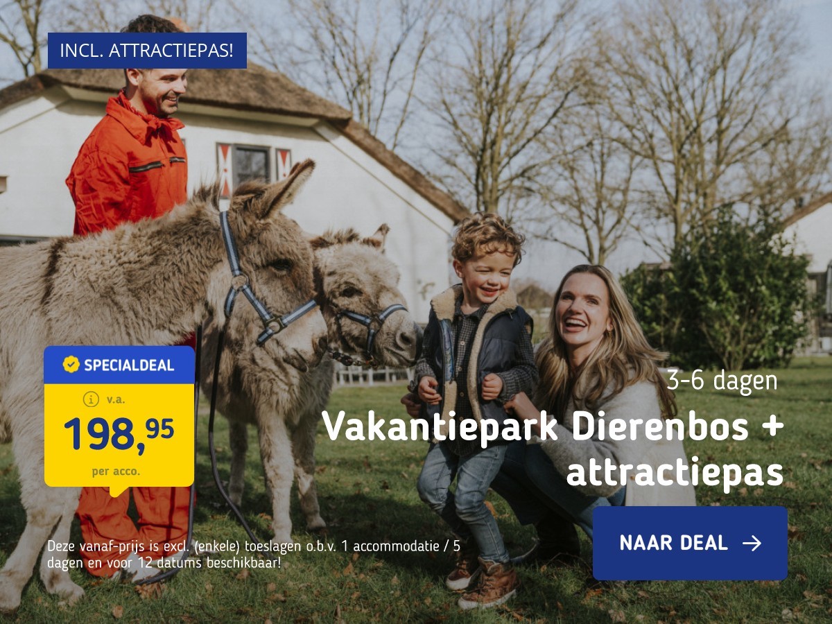 Vakantiepark Dierenbos + attractiepas