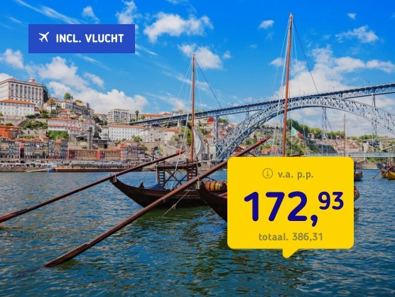 Stedentrip naar Porto + vlucht