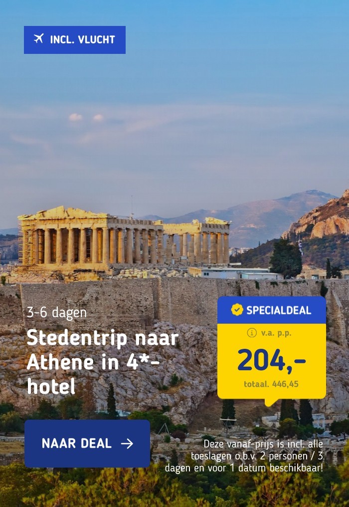 Stedentrip naar Athene in 4*-hotel