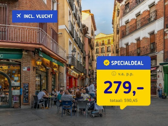 Citytrip Madrid + rooftoppool + ontbijt