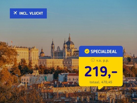 4*-stedentrip Madrid incl. ontbijt