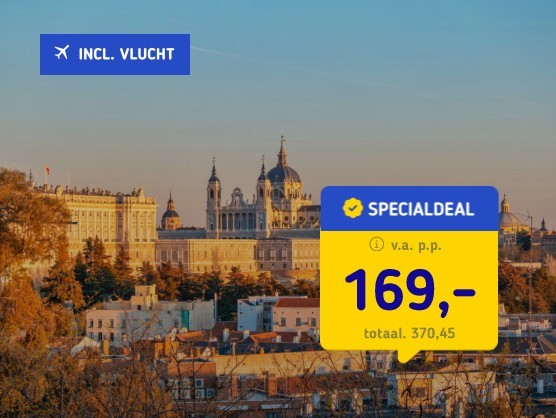 4*-stedentrip Madrid incl. ontbijt