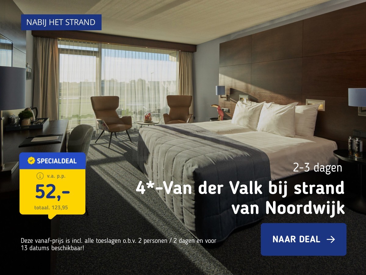 4*-Van der Valk bij strand van Noordwijk