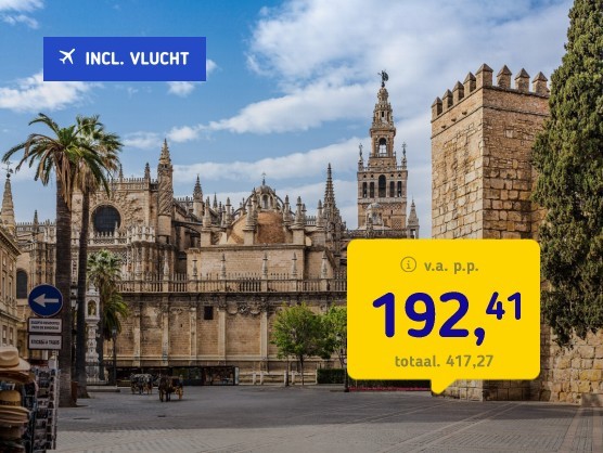 4*-hotel Sevilla incl vlucht en ontbijt