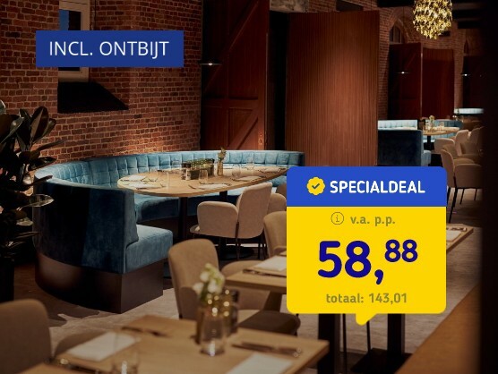 Uniek 4*-Van der Valk Mechelen + ontbijt