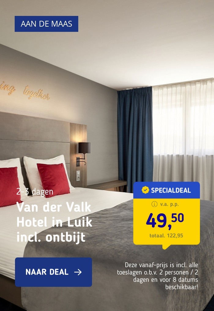 Van der Valk Hotel in Luik incl. ontbijt