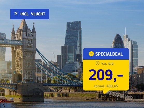 Stedentrip naar London incl. vlucht