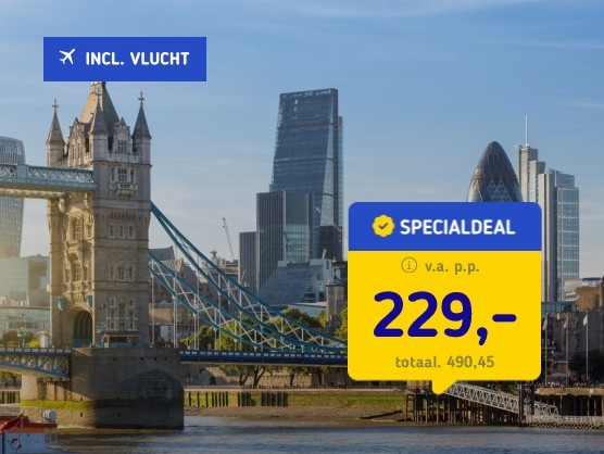 Stedentrip naar London incl. vlucht