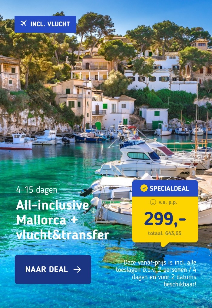 All-inclusive Mallorca + vlucht&transfer