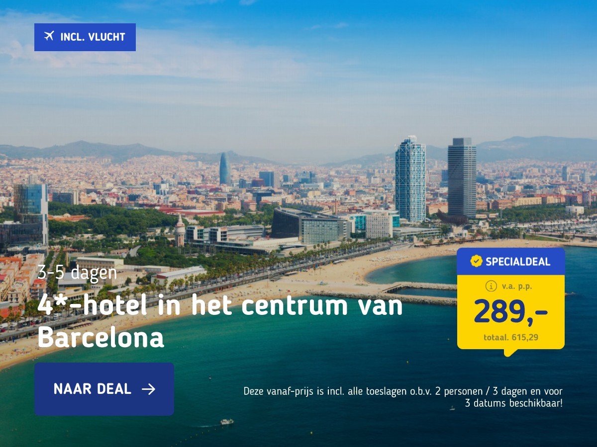 4*-hotel in het centrum van Barcelona