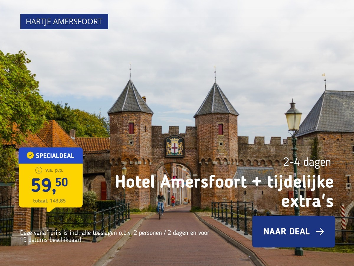 Hotel Amersfoort + tijdelijke extra's