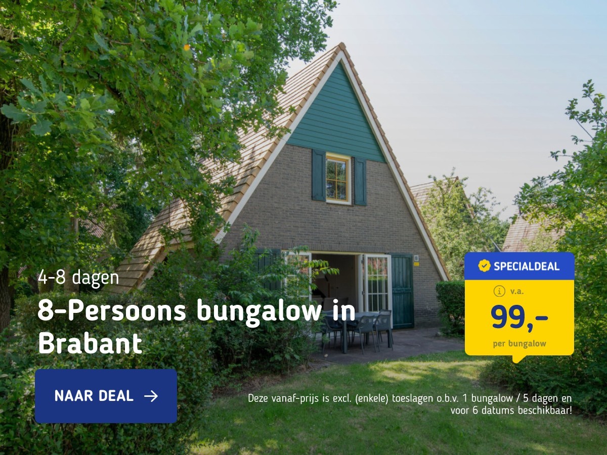 8-Persoons bungalow in Brabant