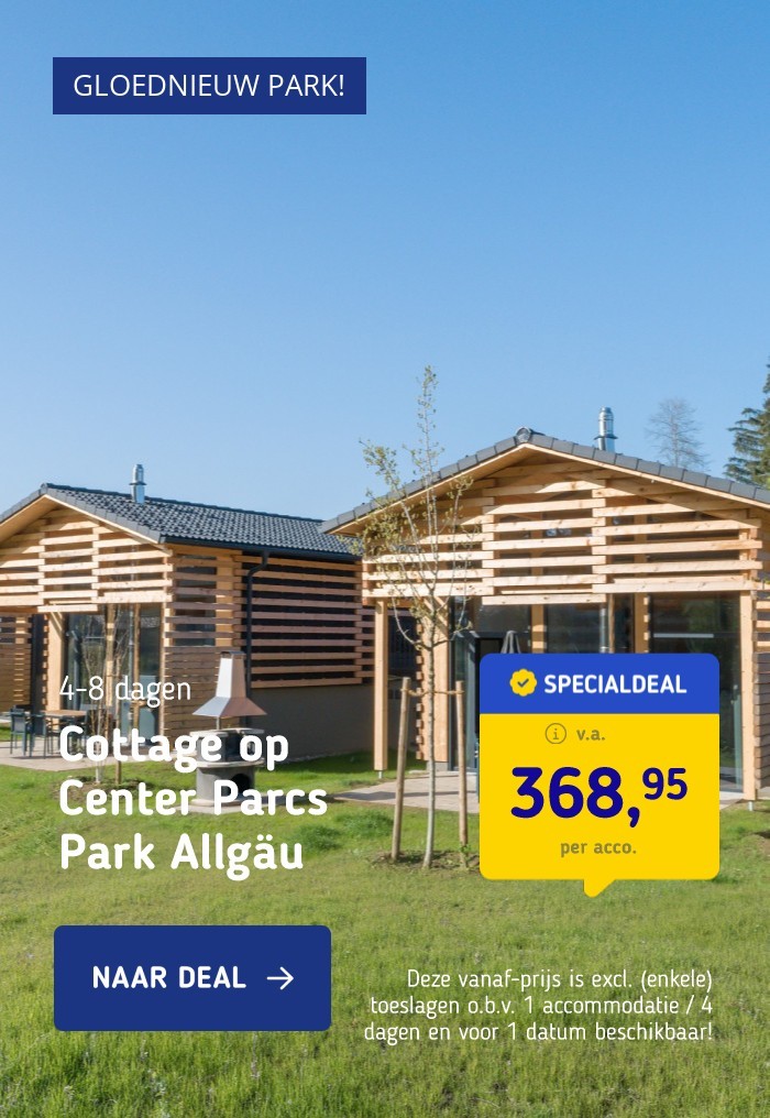 Cottage op Center Parcs Park Allgäu