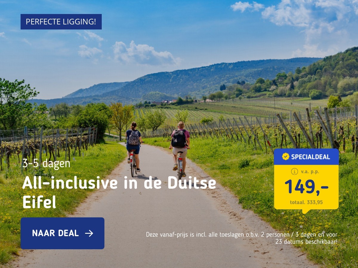 All-inclusive in de Duitse Eifel