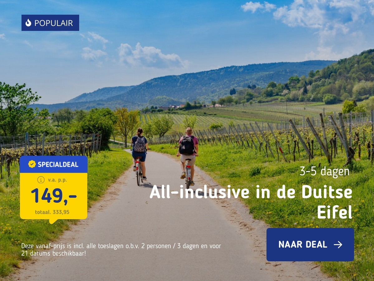 All-inclusive in de Duitse Eifel