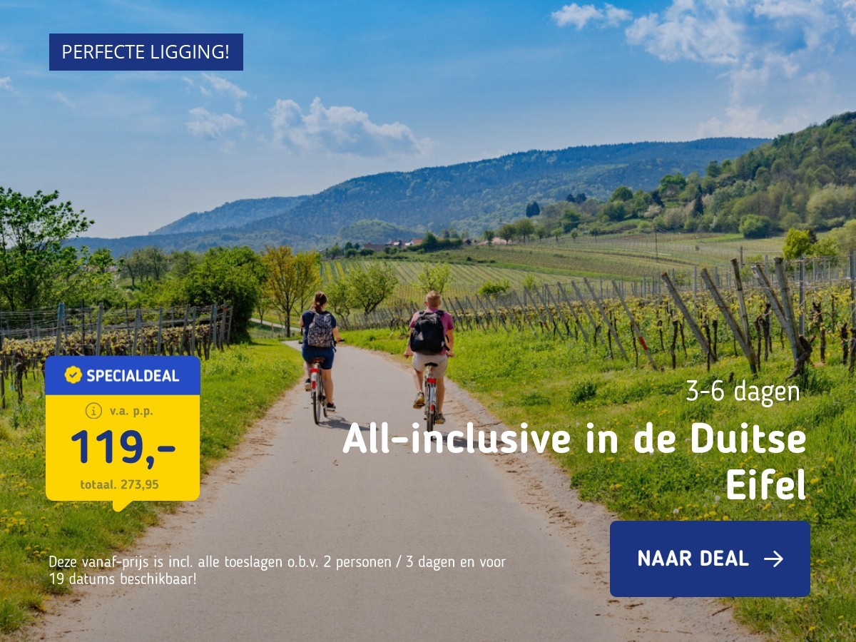 All-inclusive in de Duitse Eifel