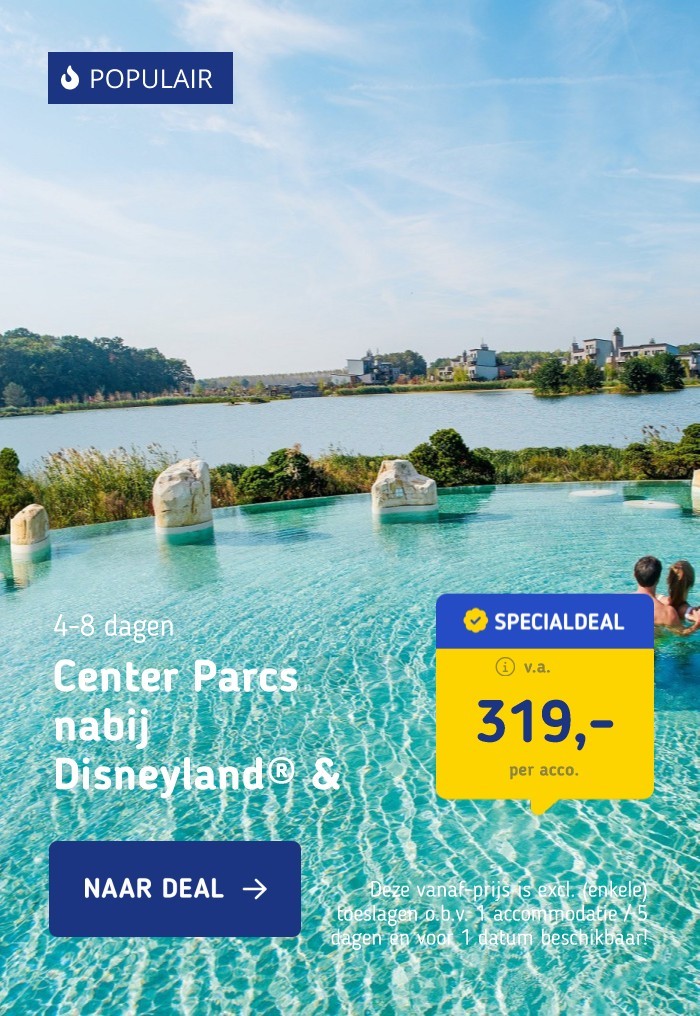 Center Parcs nabij Disneyland® & Parijs