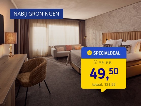 FLASHDEAL! Van der Valk nabij Groningen