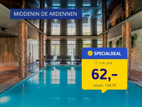 Nieuw 4*-hotel in de Ardennen