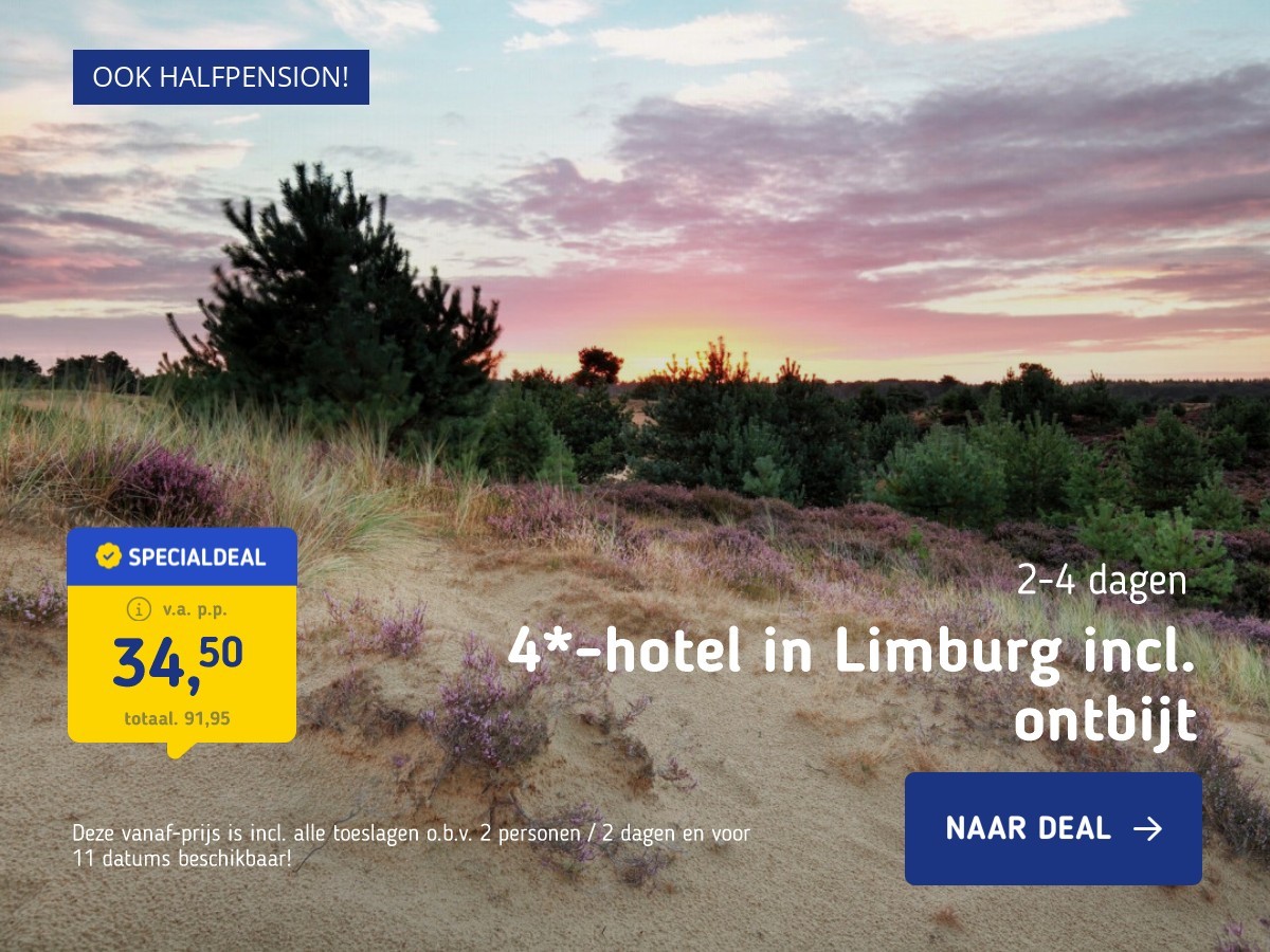 4*-hotel in Limburg incl. ontbijt