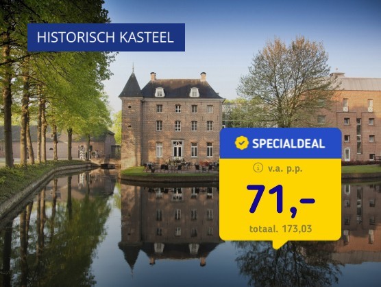 4*-kasteelhotel nabij Venlo + ontbijt