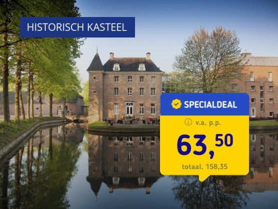 4*-kasteelhotel nabij Venlo + ontbijt