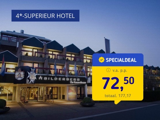 4*-hotel naast Paleis Het Loo Apeldoorn