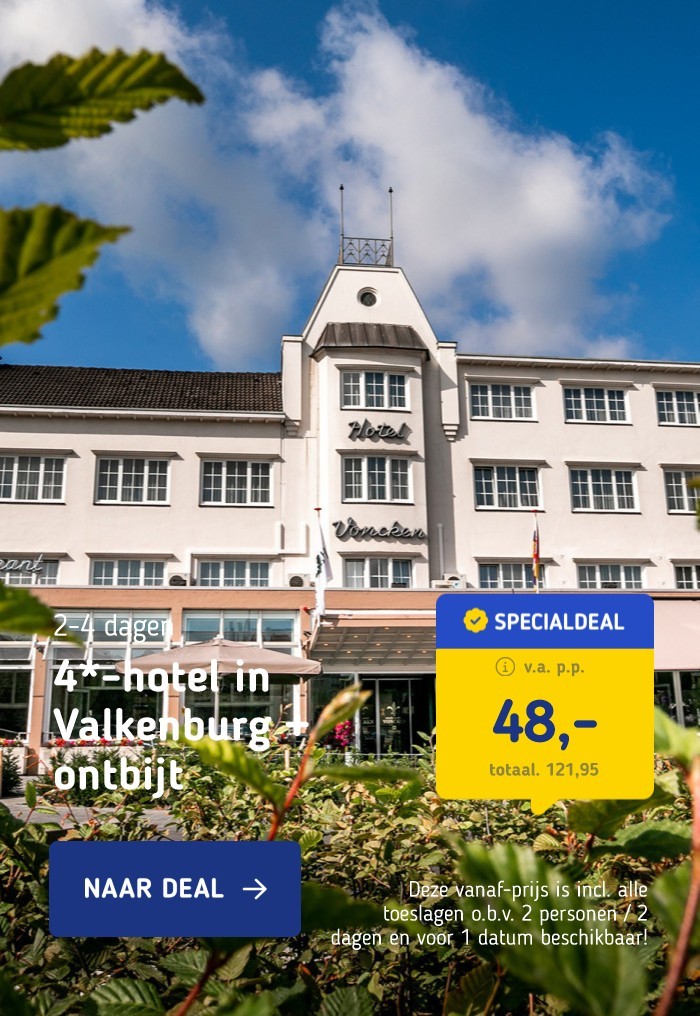 4*-hotel in Valkenburg + ontbijt